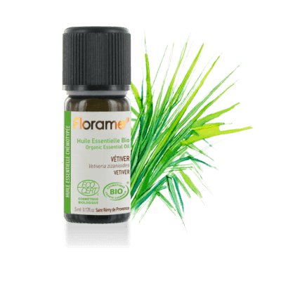 Organic Vetiver essential oil - Florame - Massage and relaxation