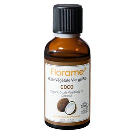 Coconut Crude Vegetable Oil - Florame - Massage and relaxation