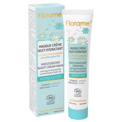 Masque Crème Nuit Hydratant - Florame - Visage