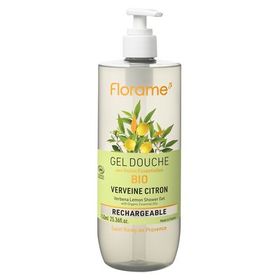 Gel Douche Verveine Citron - Florame - Hygiène