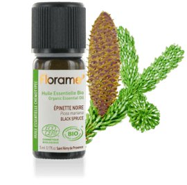 Organic essential oil Black spruce - Florame - Massage and relaxation