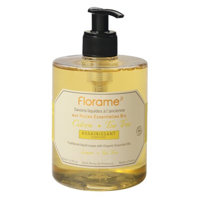 Lemon/Tea Tree Traditional Liquid Soap - Florame - Hygiene