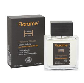 Eau de Toilette Fraîcheur Boisée - Homme for Men - Florame - Parfums et eaux de toilette