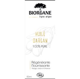 huile d'argan pure - Biorgane - Visage - Cheveux - Massage et détente - Corps