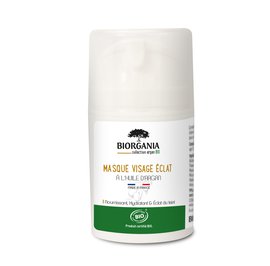 Masque visage éclat à l'huile d'Argan - Biorgania - Visage