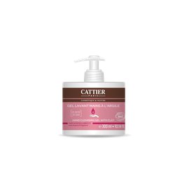 Hand cleansing gel with clay - Rose & apricot fragrance - CATTIER - Hygiene