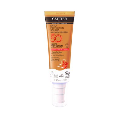 SPRAY PROTECTION SOLAIRE  SPF50 - CATTIER - Solaires