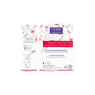 ANTI-AGEING  COTTON SHEET MASK - CATTIER - Face