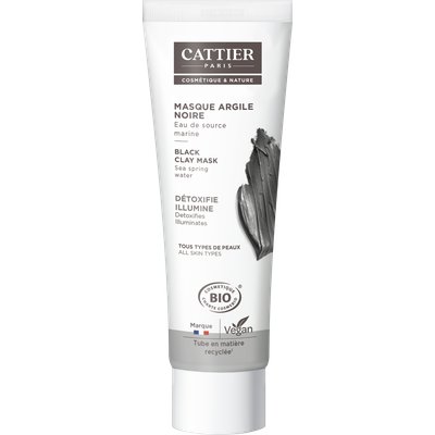 Masque argile noire - CATTIER - Visage