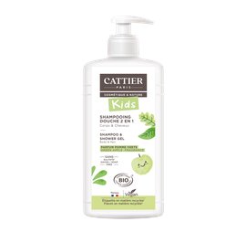 SHAMPOO AND SHOWER GEL green apple - CATTIER - Baby / Children