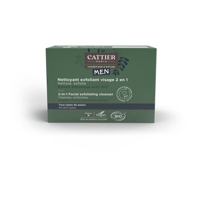 2-in-1  Facial exfoliating cleanser - CATTIER - Face