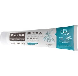 Dentargile Menthe - Remineralising toothpaste with clay - CATTIER - Hygiene