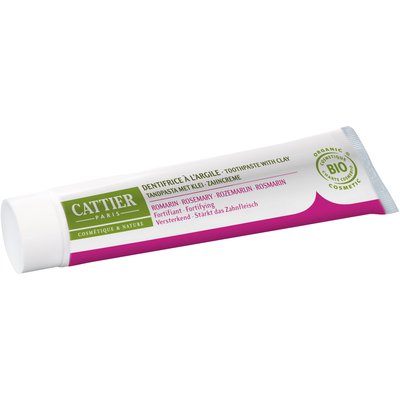 Dentargile Romarin - Dentifrice reminéralisant à l'argile - CATTIER - Hygiène