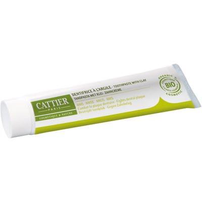 Dentargile Anis - Dentifrice reminéralisant à l'argile - CATTIER - Hygiène