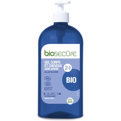 BODY AND HAIR GEL SOAP FREE - Biosecure - Hygiene - Hair