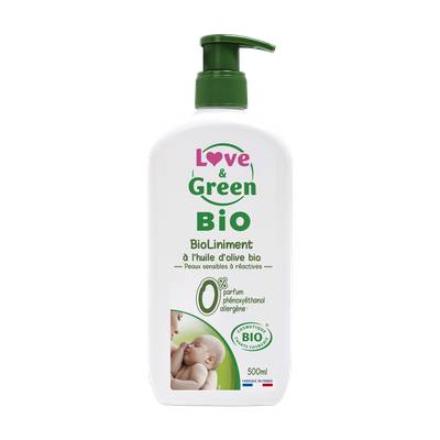 Bioliniment A L Huile D Olive Bio Pour Bebe Love Green