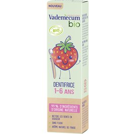 Dentifrice 1-6 ans (Arôme fraise) - Vademecum Bio - Hygiène