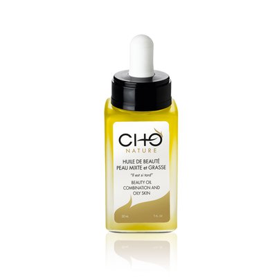 Huile de beauté peau mixte et grasse - CHO NATURE - Visage