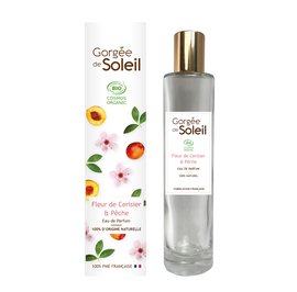 Eau de Parfum Fleur de Cerisier & Pêche - GORGEE DE SOLEIL - Parfums et eaux de toilette