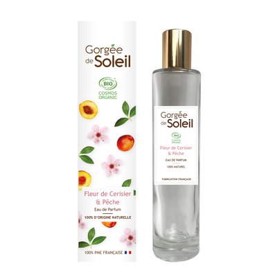 Eau de Parfum Fleur de Cerisier & Pêche - GORGEE DE SOLEIL - Parfums et eaux de toilette