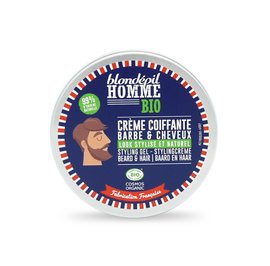 image produit Blondépil Homme - Crème coiffante barbe & cheveux 75ml - Certifié BIO COSMOS 