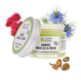 Beurre de Karité & Nigelle & Ricin Bio - Huiles & Sens - Face - Diy ingredients - Body