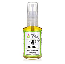 Baobab oil organic - Huiles & Sens - Massage and relaxation - Diy ingredients