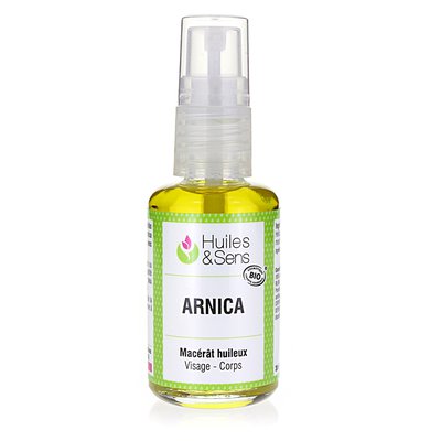 Arnica macerate - Huiles & Sens - Massage and relaxation - Diy ingredients - Body