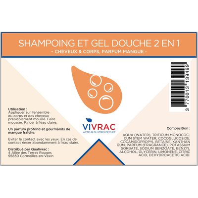 Shampoo and shower gel - Vivrac - Hygiene - Hair