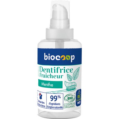 Dentifrice fraicheur menthe - Biocoop - Hygiène