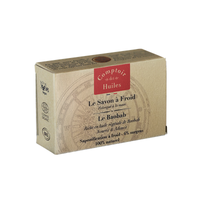 Cold process soap - Le Baobab - Comptoir des Huiles - Hygiene