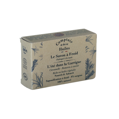 Cold process soap - Summer in the Garrigue - Comptoir des Huiles - Hygiene