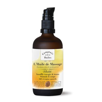 Massage Oil - Vitality - Comptoir des Huiles - Massage and relaxation