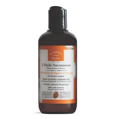 Huile Savonneuse - Shower oil - Orange & Fig Tree Delicacy - Comptoir des Huiles - Hygiene