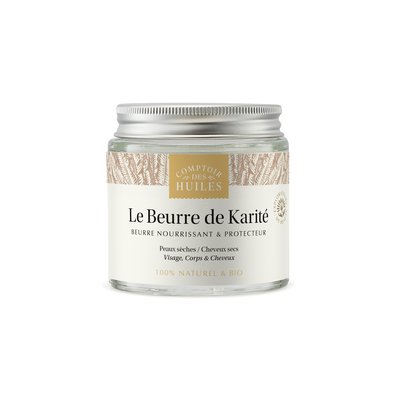 Le Beurre de Karité - huile végétale - Comptoir des Huiles - Visage - Cheveux - Corps