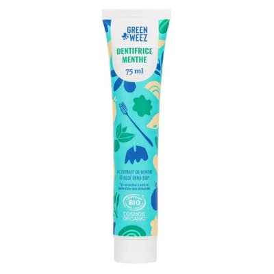 Dentifrice adulte à la menthe - GREENWEEZ - Hygiène