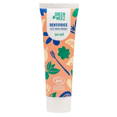 Dentifrice enfant saveur fruits rouges - GREENWEEZ - Hygiène