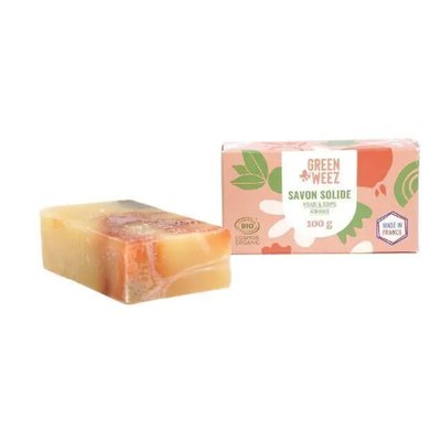 Savon saponifié à froid agrumes - GREENWEEZ - Hygiène
