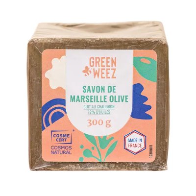 Savon de Marseille cube - GREENWEEZ - Hygiène