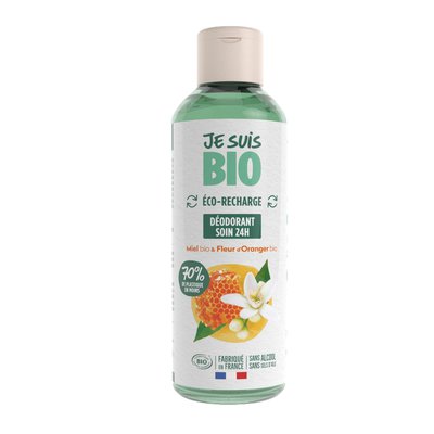 eco-recharge déodorant miel-fleur d'oranger - JE SUIS BIO - Hygiène