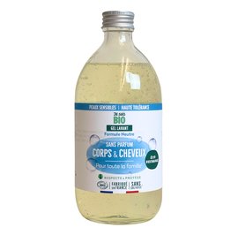 image produit Gel lavant corps & cheveux sans parfum 