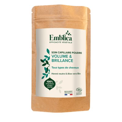 Soin capillaire poudre volume & brillance - EMBLICA - Cheveux