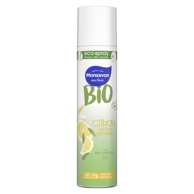 Deodorant Eco-spray Lemon & Verbena - Monsavon BIO - Hygiene