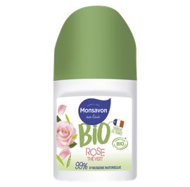 Roll-on deodorant Rose & Green tea - Monsavon BIO - Hygiene