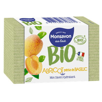 Savon solide Abricot Basilic - Monsavon BIO - Hygiène