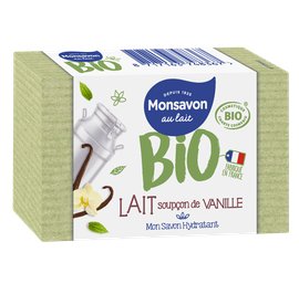 Savon solide Lait Vanille - Monsavon BIO - Hygiène