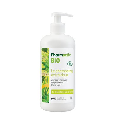 Le shampoing  extra doux - Pharmactiv Bio - Cheveux