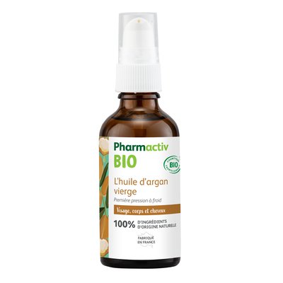 L'huile végétale vierge d'argan - Pharmactiv Bio - Massage et détente