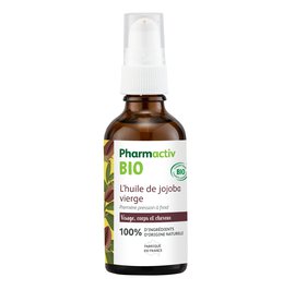 L'huile végétale vierge de jojoba - Pharmactiv Bio - Massage et détente
