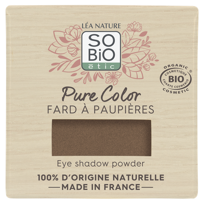 Fard à paupières - Pure Color - 02 brun solaire - So'bio étic - Maquillage